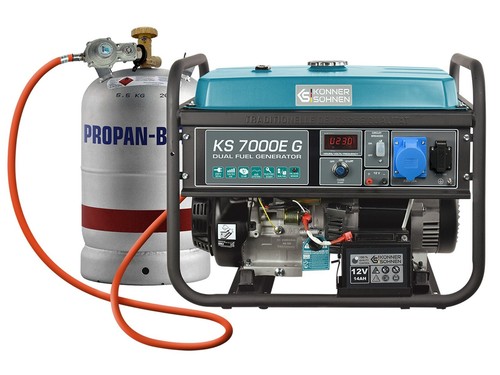 Generatore gas benzina doppio - generatore,
